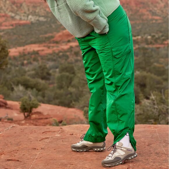 Halfdays Watson Nylon Cargo Pant Verdant Green Size Small NEW NWT - Picture 1 of 9